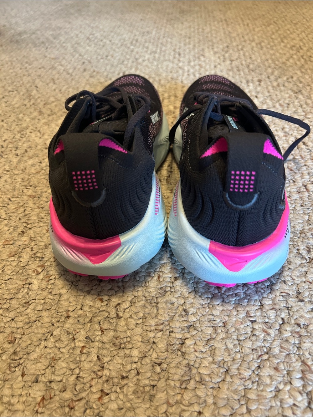 Brooks Women's Black and Pink Adrenaline GTS Running Shoes - Picture 6 of 6